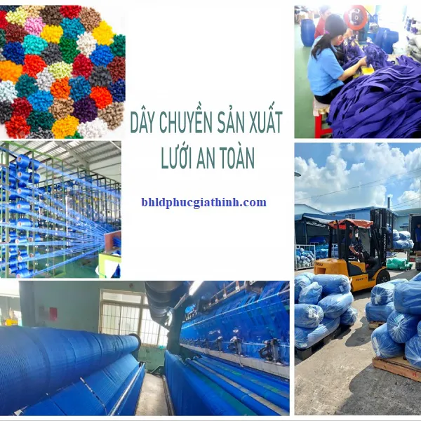 Lưới an toàn mắt lưới 2.5cmx2.5cm dùng để che chắn trong công trình xây dựng