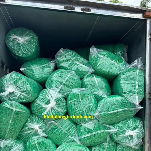 Lưới xây dựng mắt lưới 3cmx3cm chất liệu Polypropylene dùng để che chắn trong công trình