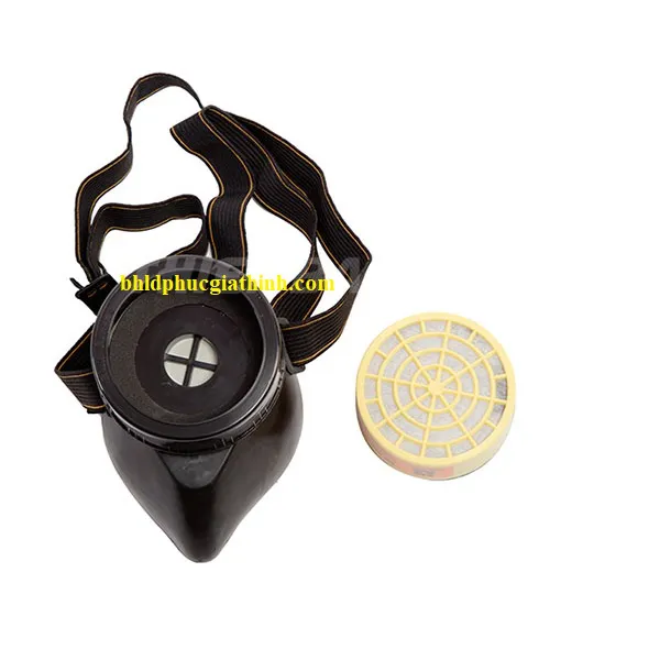 Mặt nạ phòng độc Bảo Bình 1 phin lọc 618D1 sử dụng phin lọc D