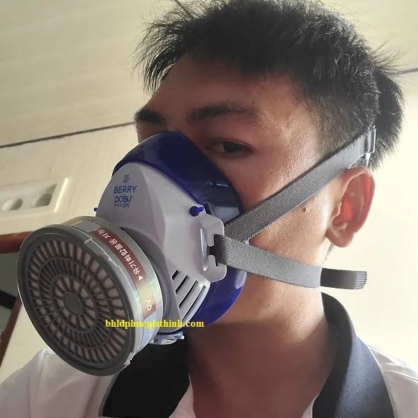 Mặt nạ phòng độc Hàn Quốc dùng 1 phin lọc Dobu Berry chính hãng