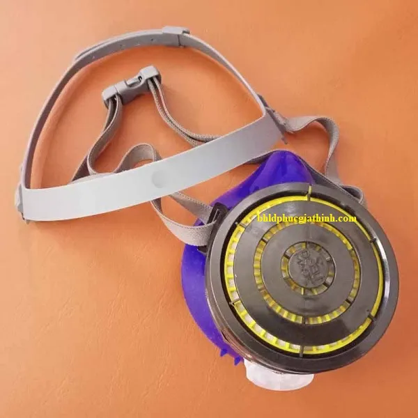 Mặt nạ phòng độc Hàn Quốc dùng 1 phin lọc Dobu DM24 chính hãng