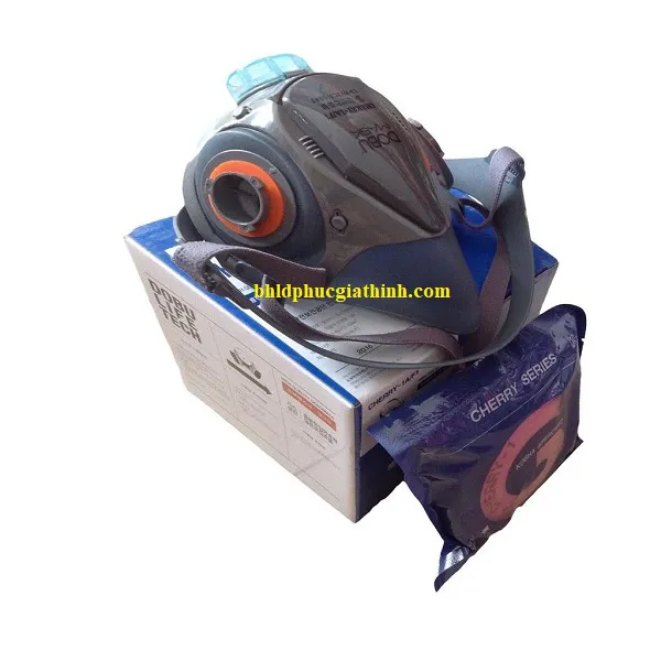 Mặt nạ phòng độc Hàn Quốc dùng 2 phin lọc Dobu Cherry