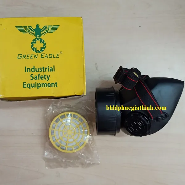 Mặt nạ phòng độc nữa mặt 1 phin lọc Green Eagle BB305 kết hợp Phin lọc BB203