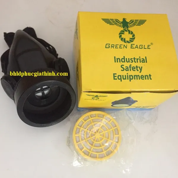 Mặt nạ phòng độc nữa mặt 1 phin lọc Green Eagle BB305 kết hợp Phin lọc BB203