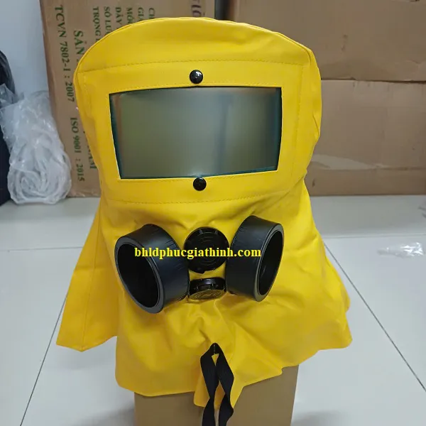 Mặt nạ phòng độc trùm kín đầu Blue Eagle NP312 dùng trong phun sơn và phun thuốc