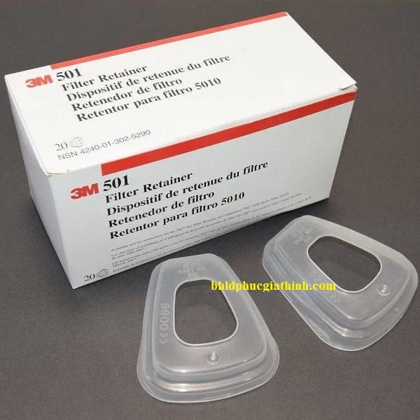 Nắp nhựa giữ tấm lọc bụi 3M 501 chính hãng