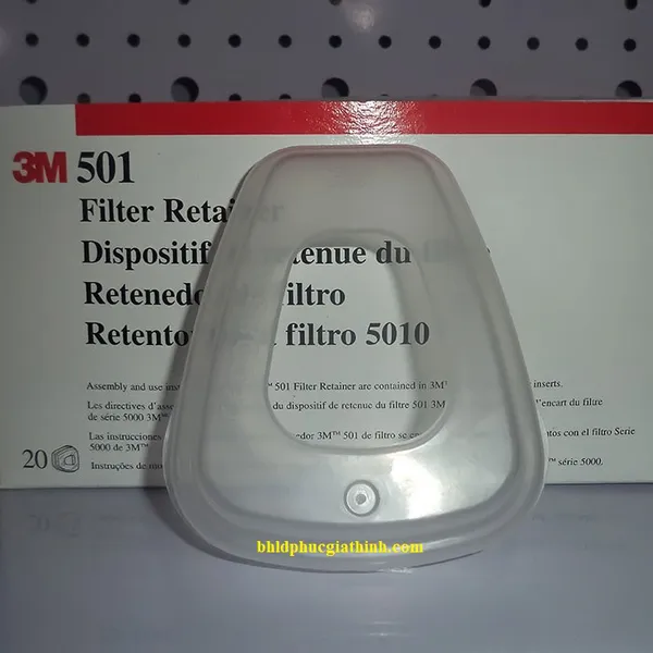 Nắp nhựa giữ tấm lọc bụi 3M 501 chính hãng