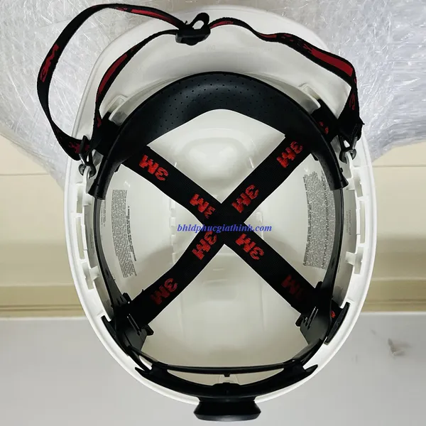 Nón bảo hộ lao động có lỗ thoáng khí 3M H701V màu trắng tiêu chuẩn ANSI Mỹ