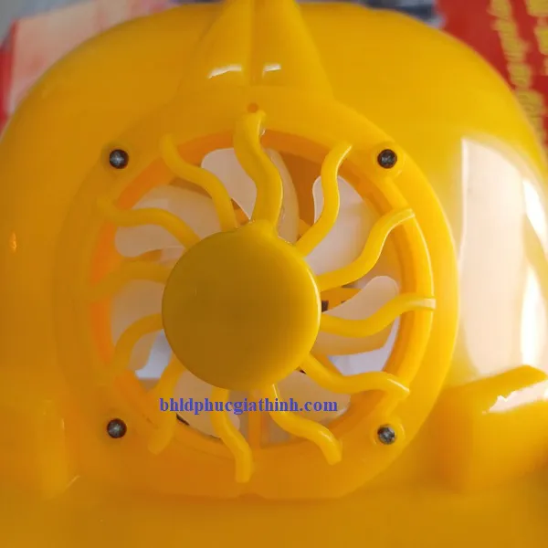 Nón bảo hộ cao cấp gắn quạt dùng Pin năng lượng mặt trời