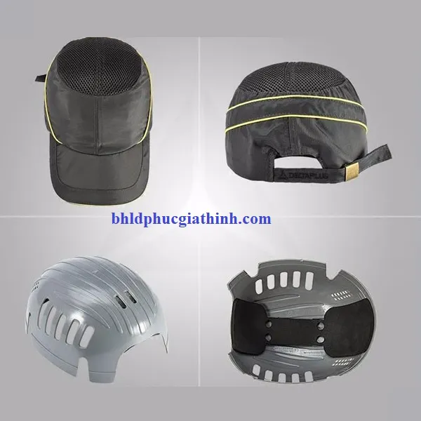 Mũ bảo hộ lưỡi trai nhẹ và rất thoáng khí Bump Cap DeltaPlus Air Coltan chính hãng