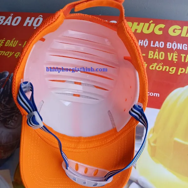 Mũ vải thoáng khí có lồng nón nhựa PE chống va đập, nhẹ và thời trang