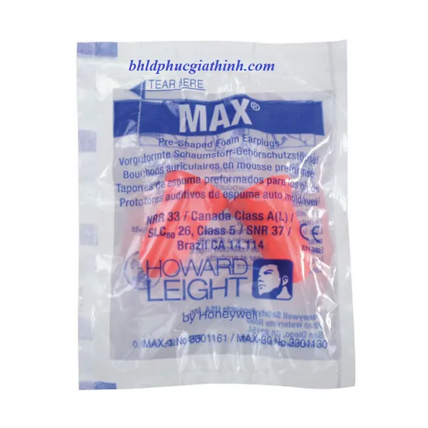 NÚT TAI CHỐNG ỒN BỘT XỐP PU HONEYWELL MAX 1 DÙNG MỘT LẦN