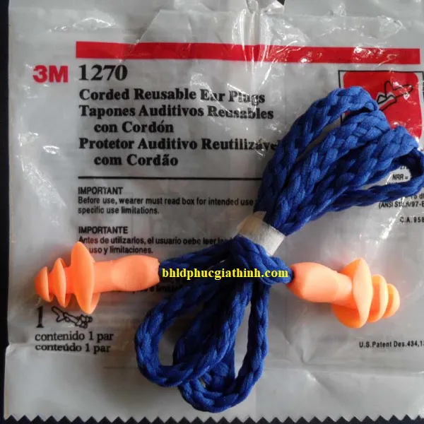 Nút tai giảm ồn Silicon 3 tầng 3M 1270 chính hãng