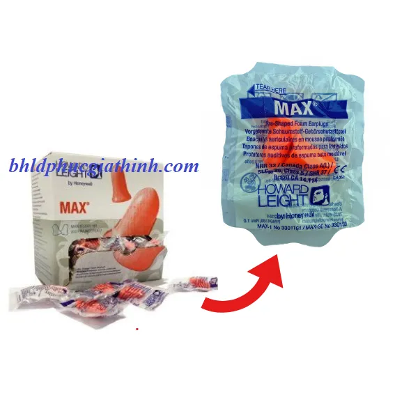 NÚT TAI CHỐNG ỒN BỘT XỐP PU HONEYWELL MAX 1 DÙNG MỘT LẦN