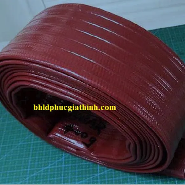Ống bạt tải nặng hút cát chất liệu nhựa PVC phi 100 màu đỏ