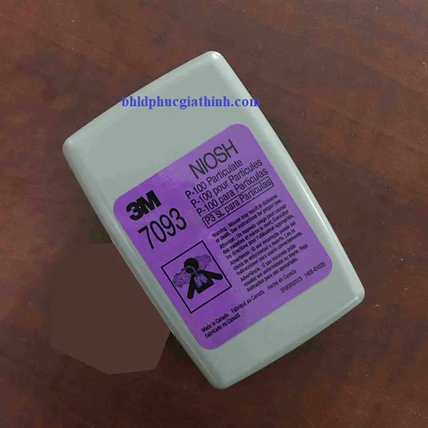 Phin lọc hơi hữu cơ và khí axit 3M 7093 P100 chính hãng