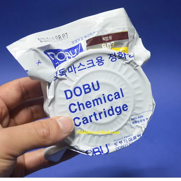 Phin lọc hơi hữu cơ và khí axit Dobu 803 Hàn Quốc chính hãng