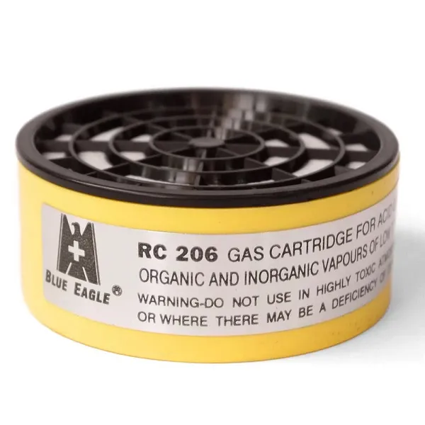 Phin lọc khí hữu cơ khí vô cơ và khí axit có độc tính thấp Blue Eagle RC206