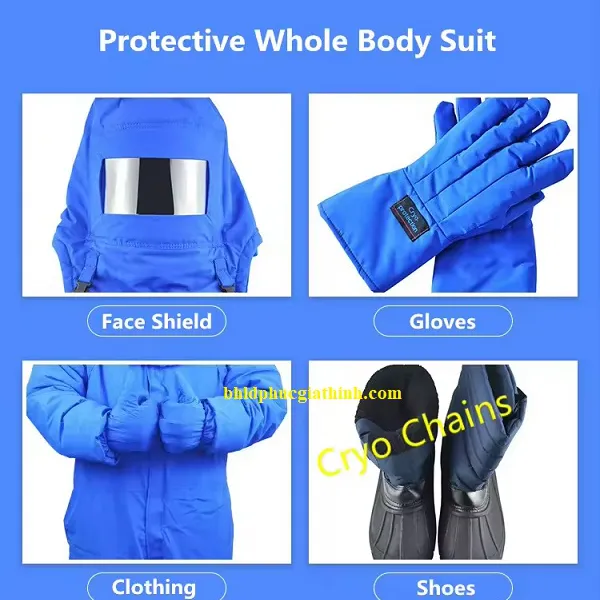 Quần áo Composite chịu nhiệt độ lạnh khí Nitơ chịu được nhiệt độ - 260 độ C