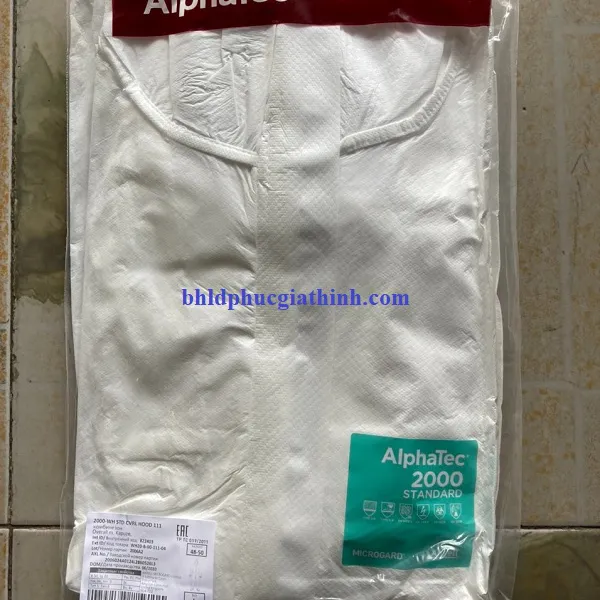 Quần áo chống hoá chất chuyên dụng Ansell Alphatec 2000