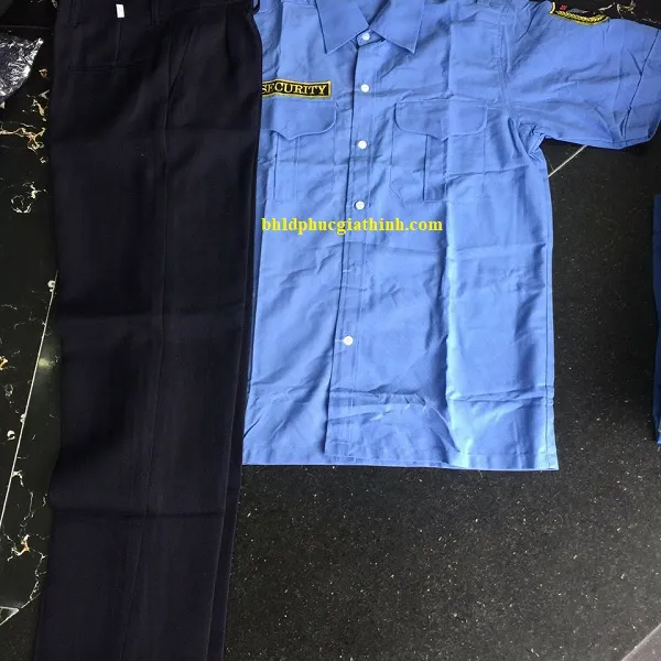 Quần áo đồng phục bảo vệ áo ngắn tay