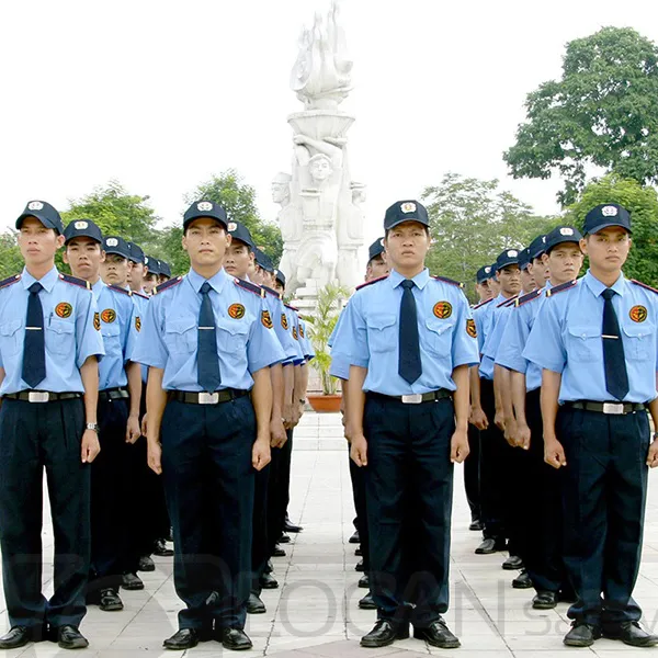 Quần áo đồng phục bảo vệ áo ngắn tay