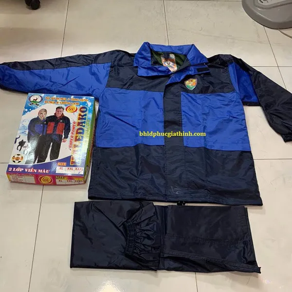 Quần áo mưa bảo hộ 2 lớp Haledako cao cấp