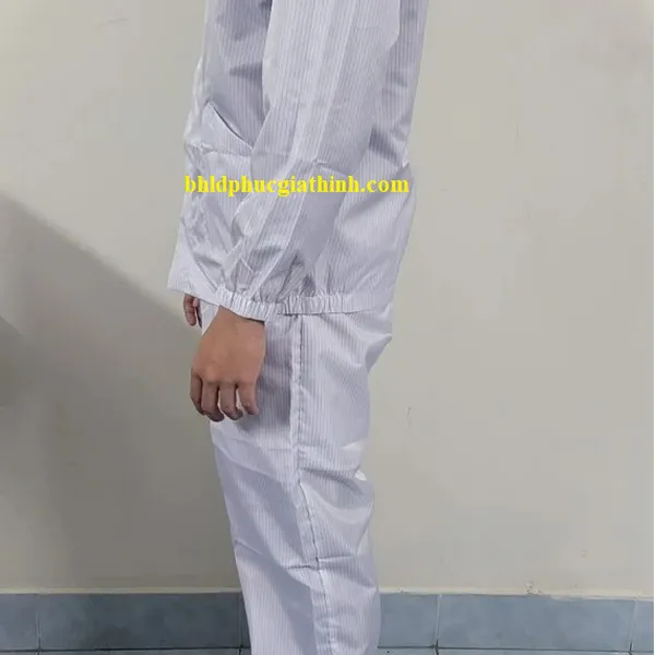 Bộ quần áo vải phòng sạch chống tĩnh điện chất lượng cao