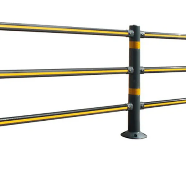 Rào phân làn 3 thanh phản quang L2.000xW200xH950mm có thể lắp đặt nối tiếp