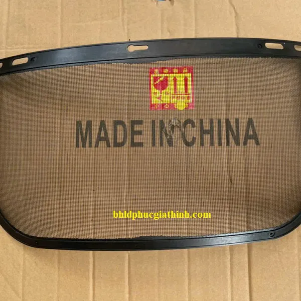 Tấm chắn lưới che mặt chống văng bắn gọng lò xo gắn nón bảo hộ