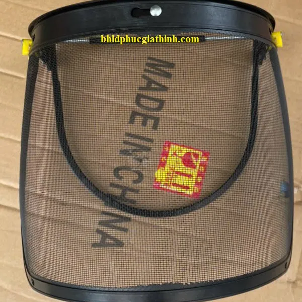 Tấm chắn lưới che mặt chống văng bắn gọng lò xo gắn nón bảo hộ