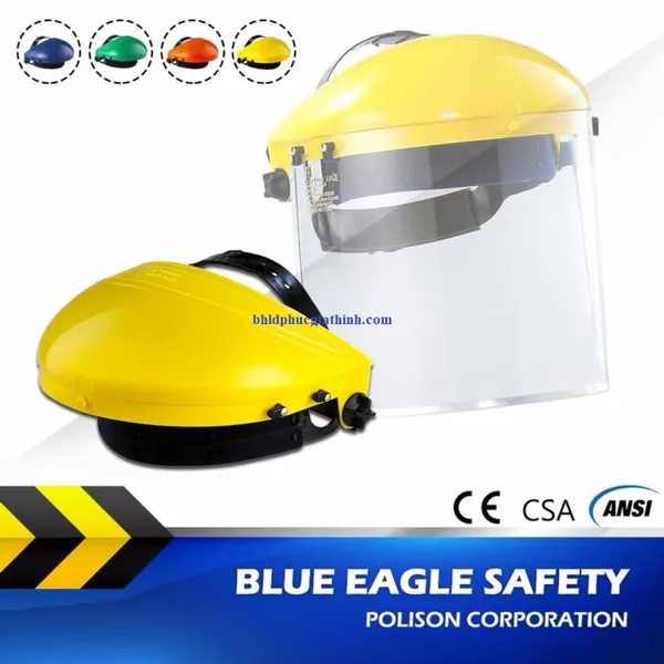 Tấm kính che mặt FC45 kết hợp với Nón đội đầu B1 thương hiệu Blue Eagle Đài Loan