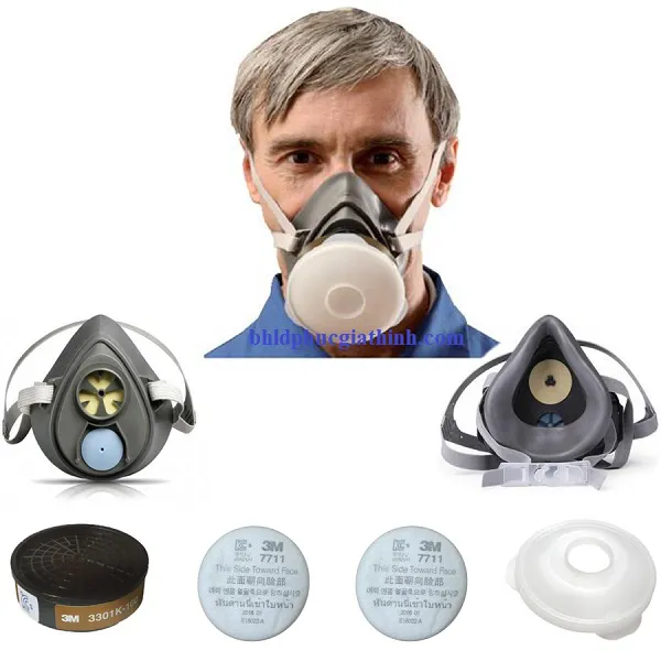 Tấm lọc bụi và khói hàn 3M 7711 chính hãng dùng cho mặt nạ một Phin lọc