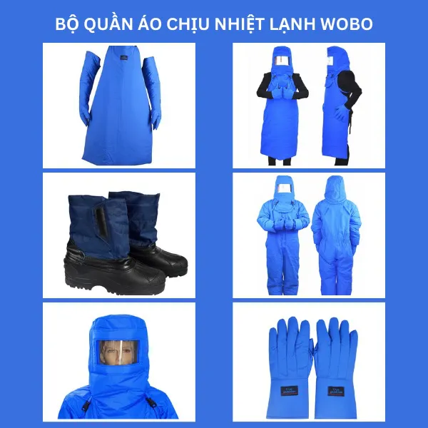 Tạp dề Composite chịu nhiệt lạnh -250 độ chống thấm nước thương hiệu WOBO