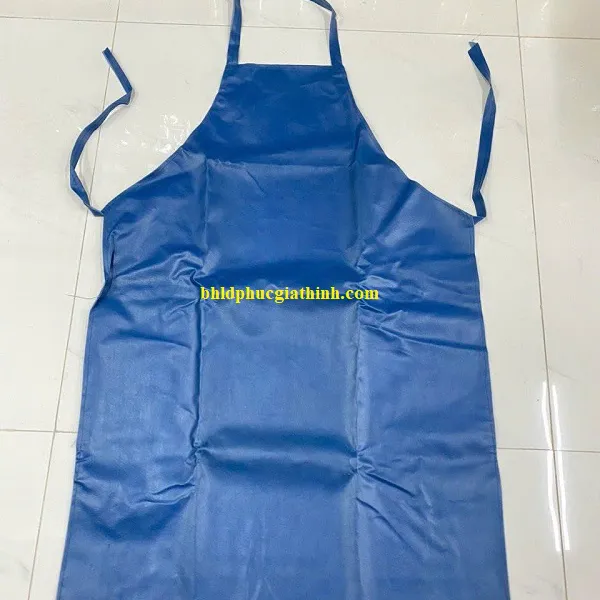 Tạp dề PVC 2 lớp chống thấm nước chống hoá chất kích thước 63cm*98cm