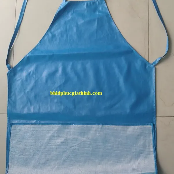 Tạp dề PVC 2 lớp chống thấm nước chống hoá chất kích thước 63cm*98cm