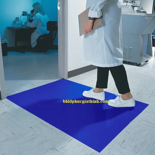 Thảm dính bụi phòng sạch chống tĩnh điện kích thước 60cm*90cm