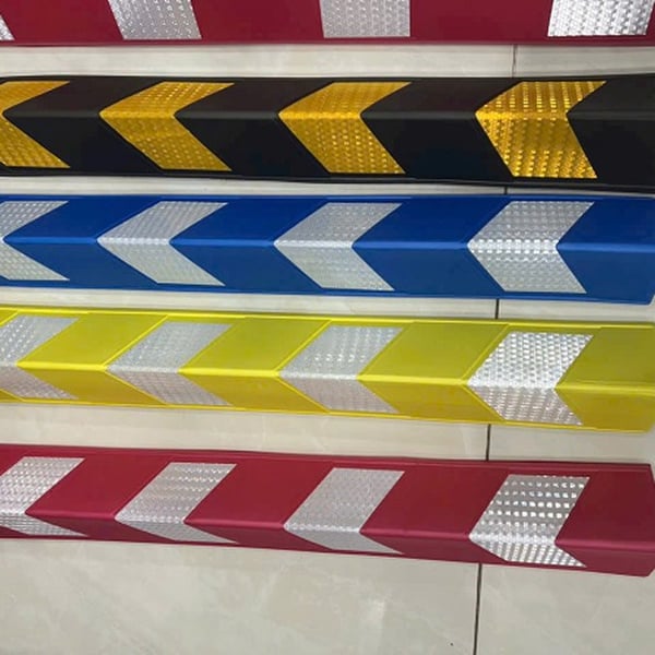 Thanh ốp cột EVA phản quang chống va đập kích thước 800 x 100 x 8mm