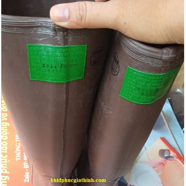 Ủng cách điện trung thế 26.5KV thương hiệu YOTSUGI Nhật Bản chính hãng