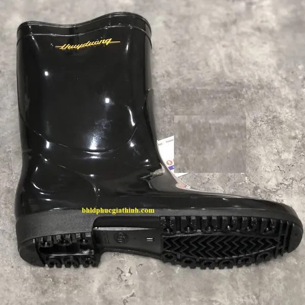 Ủng nữ PVC đen 829 Thuỳ Dương