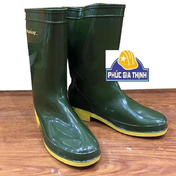 Ủng PVC rêu vàng 284 Thuỳ Dương