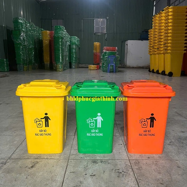 Thùng rác nhựa HDPE 30L siêu bền