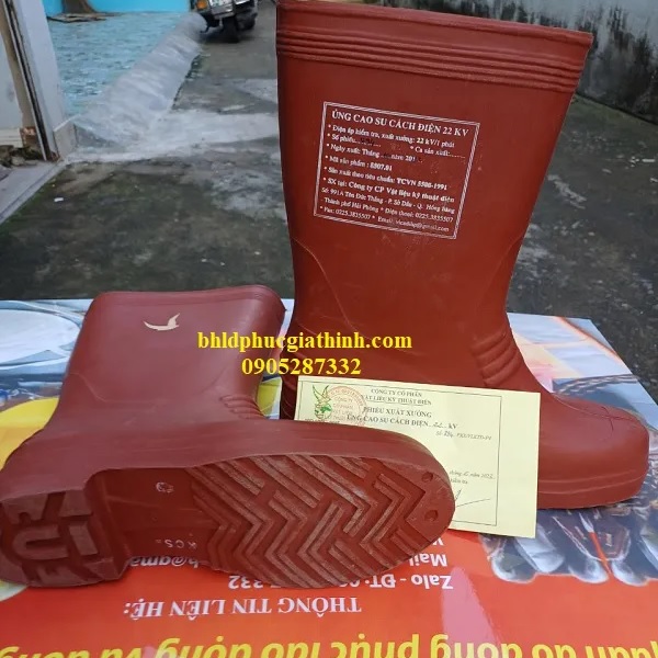 Ủng cao su cách điện cao áp 35KV VICADI có tem kiểm định