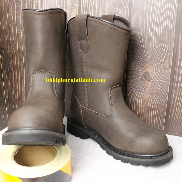 Ủng da bảo hộ mũi thép đế thép ANSA VERA chất lượng cao