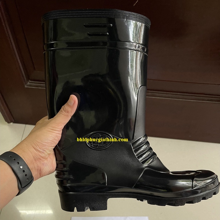Ủng nam PVC đen 819 Thuỳ Dương