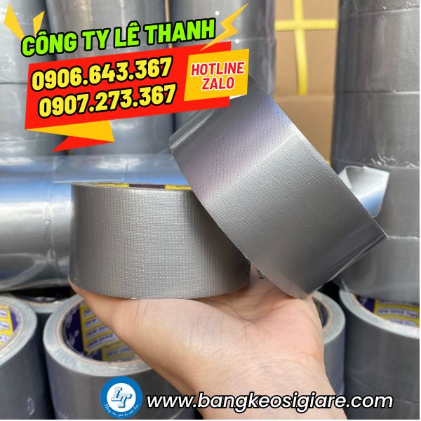 ĐỊA ĐIỂM LẤY SỈ BĂNG KEO VẢI BẠC MÀU XÁM GIÁ RẺ băng keo vải xám 5cm