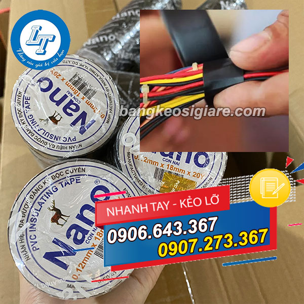 GIÁ SIÊU ƯU ĐÃI BĂNG KEO ĐIỆN NANO, NITTO CUỐI NĂM GIÁ SIÊU ƯU ĐÃI BĂNG KEO ĐIỆN NANO, NITTO CUỐI NĂM