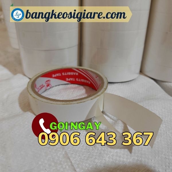 chất lượng băng keo 2 mặt trắng nước tại HCM băng dính giấy 2 mặt