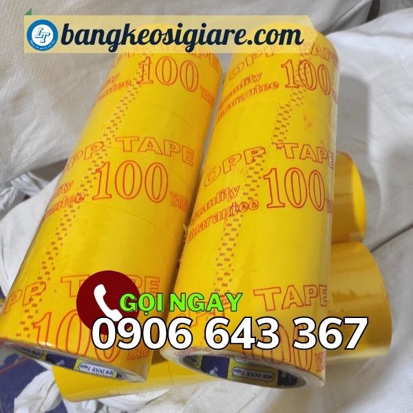 nhà phân phối băng keo màu 4F8 đủ màu băng keo màu vàng