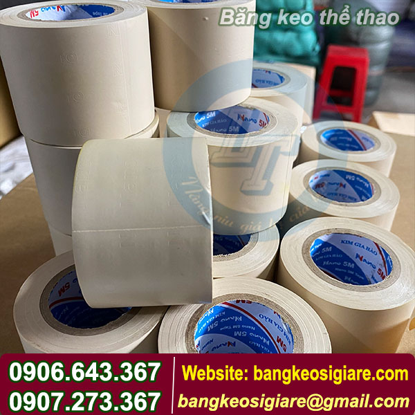 BĂNG KEO THAO MÀU KEM 5F CHÍNH PHẨM BĂNG KEO THAO MÀU KEM 5F CHÍNH PHẨM
